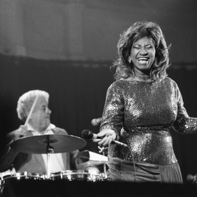 A cantora cubana Celia Cruz