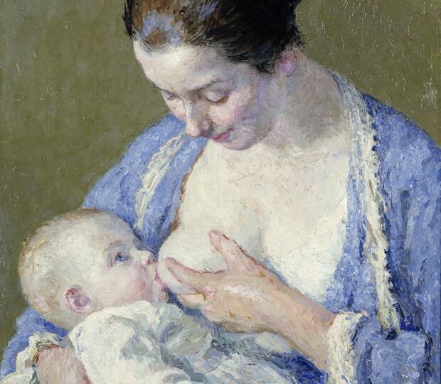 Mother and Child, circa 1920. 
