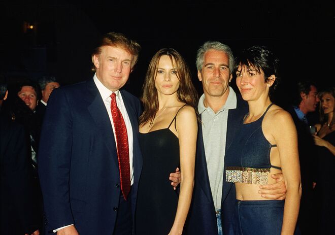 Jeffrey Epstein e Ghislaine Maxwell 