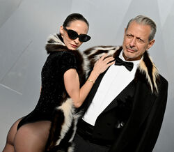 Emilie Livingston e Jeff Goldblum em ERL Atelier