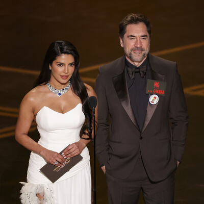 Priyanka Chopra e Javier Bardem nos Óscares 