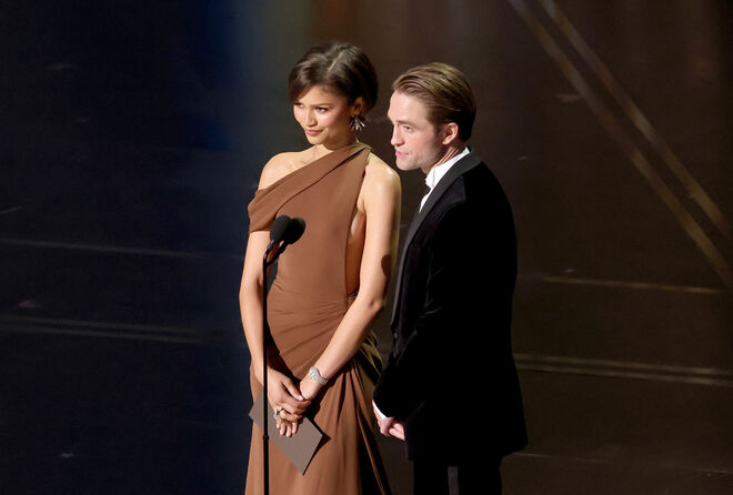 Zendaya e Robert Pattinson a dar-nos um sneak peek do duo que o cinema vai ver em breve.