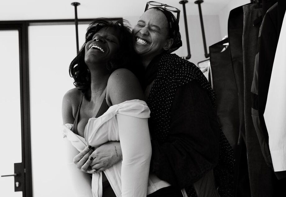 Isabél com a stylist Drucaa