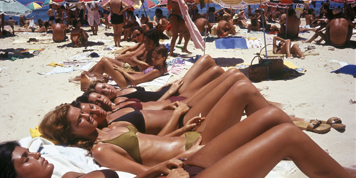 Praia de Ipanema, no Rio de Janeiro, nos anos 90