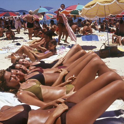 Praia de Ipanema, no Rio de Janeiro, nos anos 90