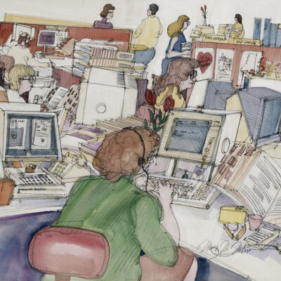 Service Center por Mark McMahon