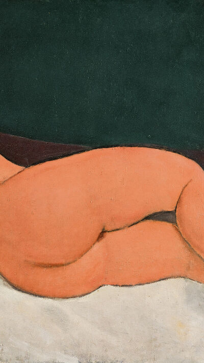 Nude lying (Nu couché), 1917
