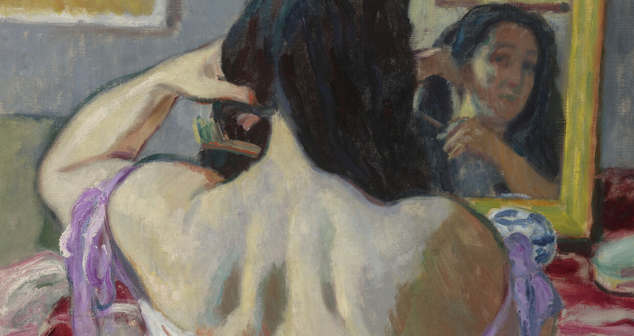 Woman Combing Her Hair, 1911. Creator: Jozef Pankiewicz.