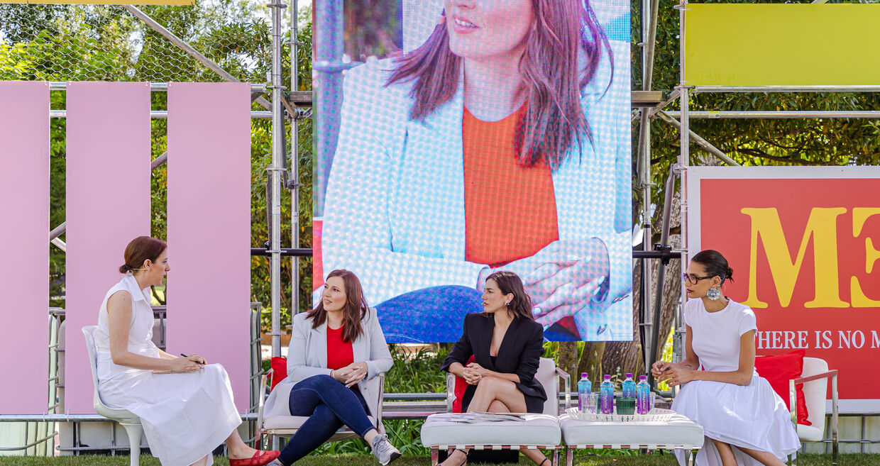 Debate sobre sexualidade no Máxima House of Beauty com Bárbara Branco e outras convidadas.
