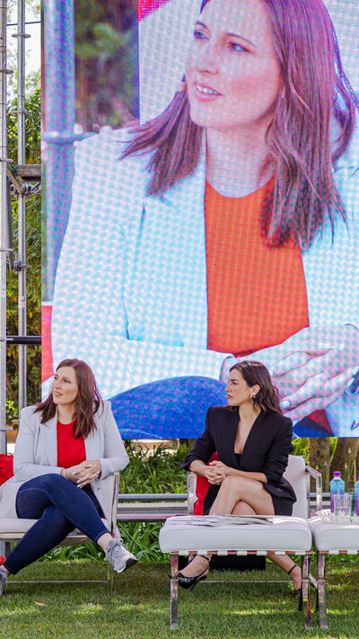 Debate sobre sexualidade no Máxima House of Beauty com Bárbara Branco e outras convidadas.
