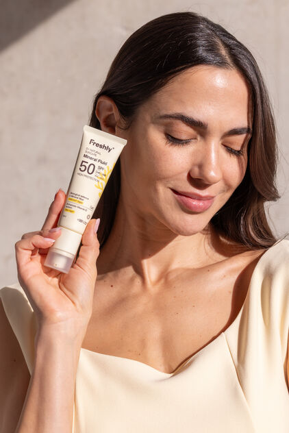 Freshly Mineral Fluid 50, proteção solar que potencia a vitamina D.