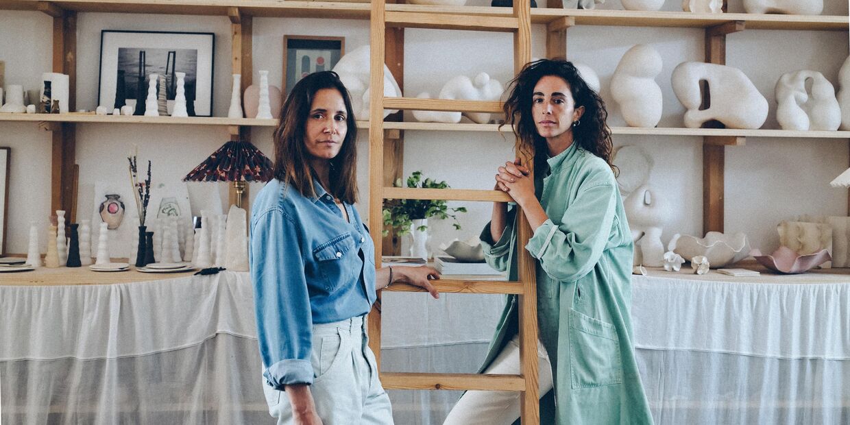 Margaux Carel e Clotilde de Kersauson, as fundadoras do Studio Mirante