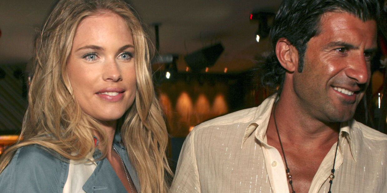 Helen Svedin e Luis Figo 