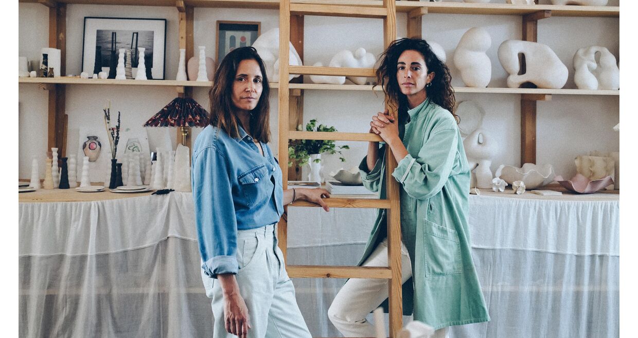 Margaux Carel e Clotilde de Kersauson, as fundadoras do Studio Mirante