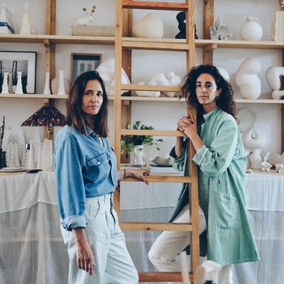 Margaux Carel e Clotilde de Kersauson, as fundadoras do Studio Mirante