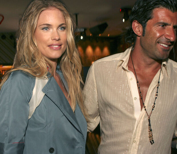 Helen Svedin e Luis Figo 