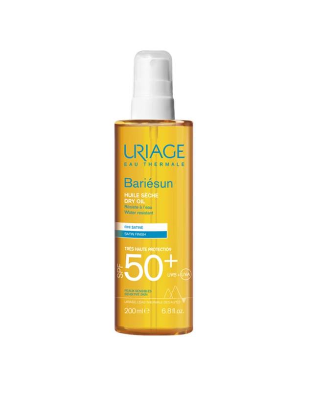 Uriage, Bariésun Óleo Seco SPF50+, €24,95 na Primor