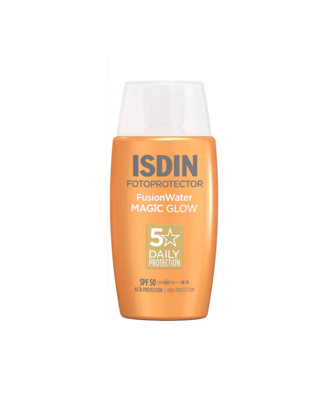 ISDIN, Fotoprotector FusionWater MAGIC GLOW SPF50, €27 na Sephora
