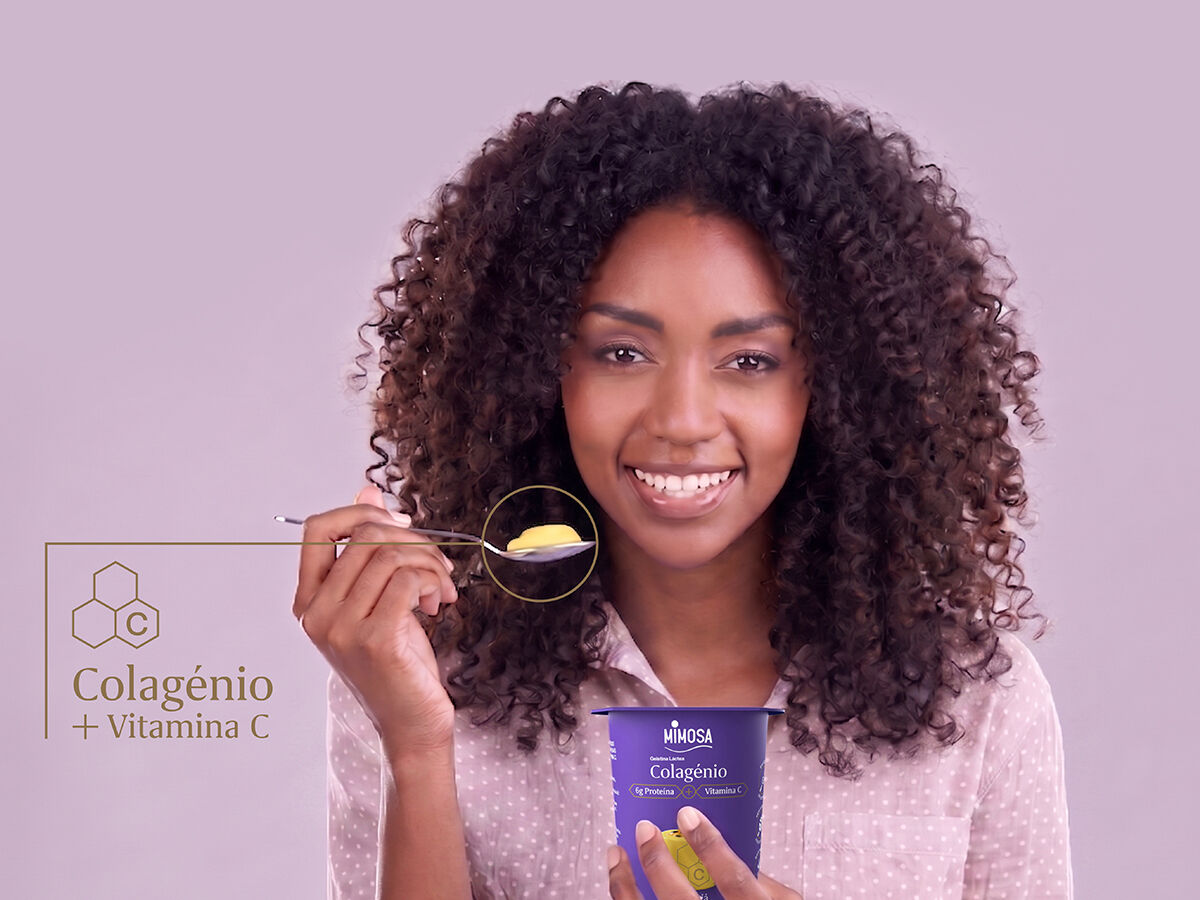 Gelatina Láctea Mimosa: colagénio, vitamina C e 35 calorias