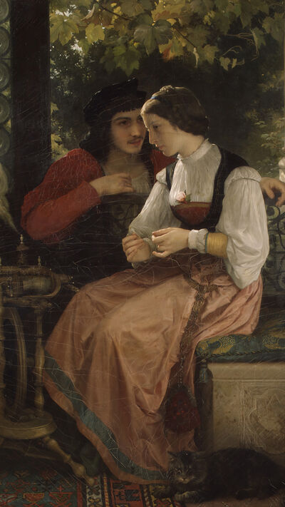 The Proposal de William-Adolphe Bouguereau 1872