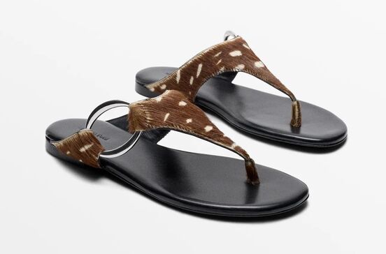 Sandálias rasas Massimo Dutti