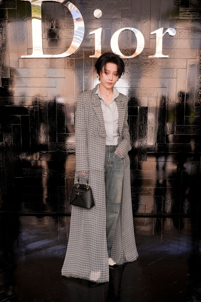 Xin Liu no desfile da Dior