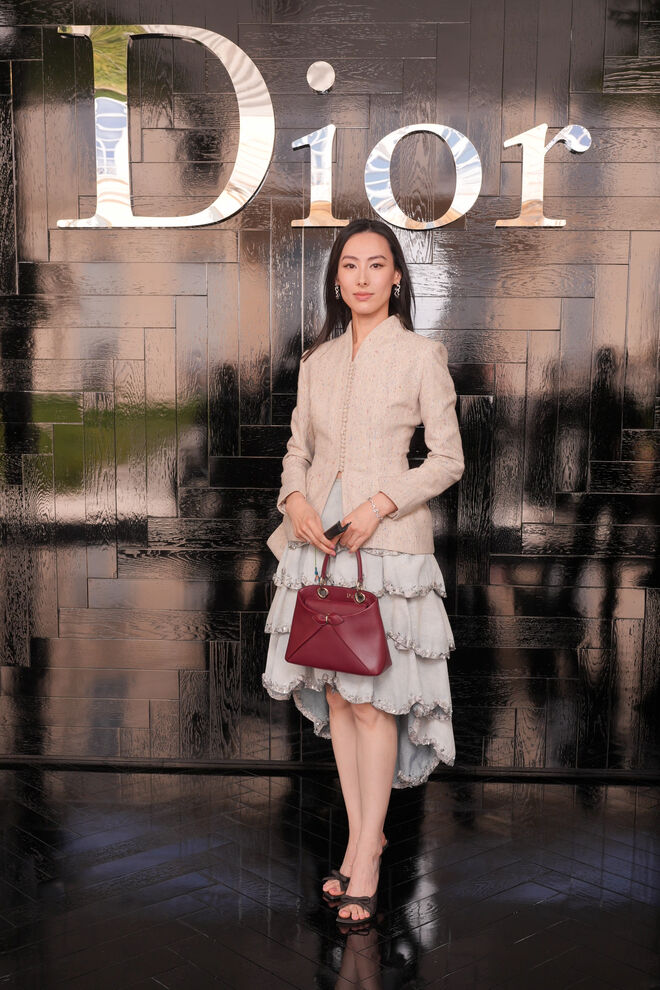 Isabella Leong no desfile da Dior