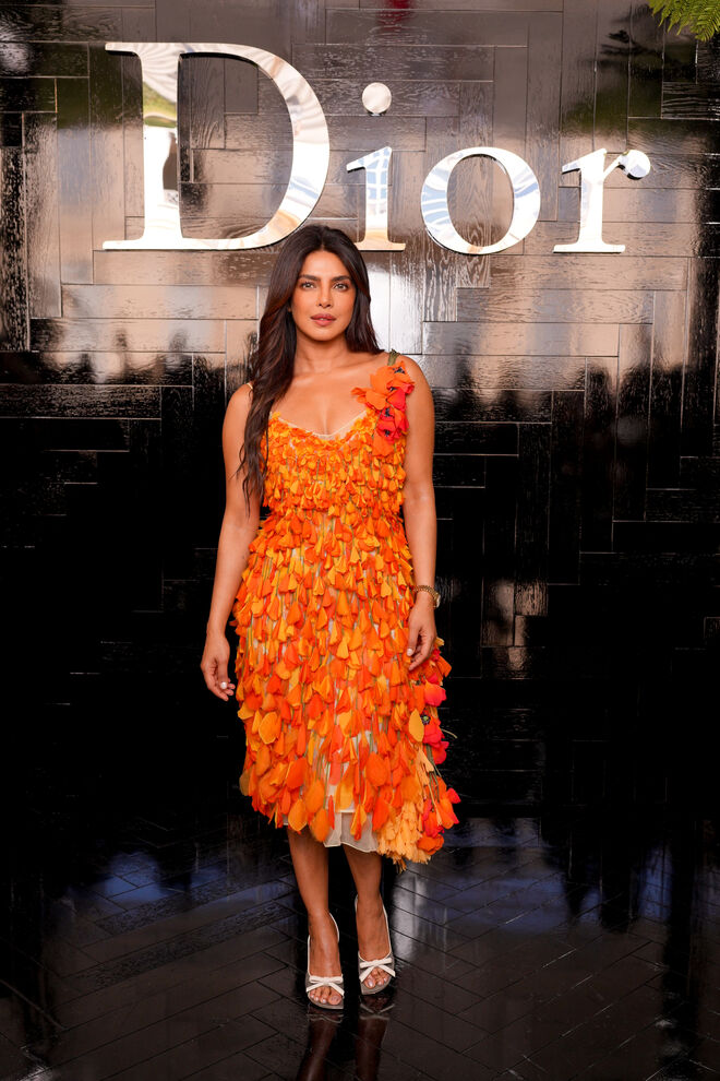 Priyanka Chopra Jonas no desfile da Dior