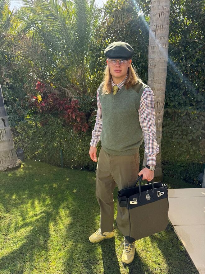 Erling Haaland com a Multi-Pocket 