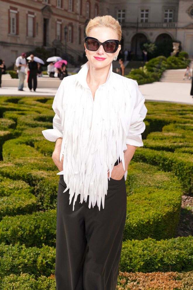 Naomi Watts no desfile da Balenciaga