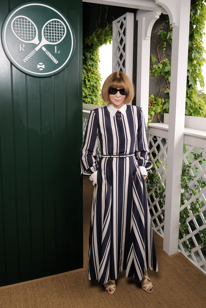 Anna Wintour em Ralph Lauren