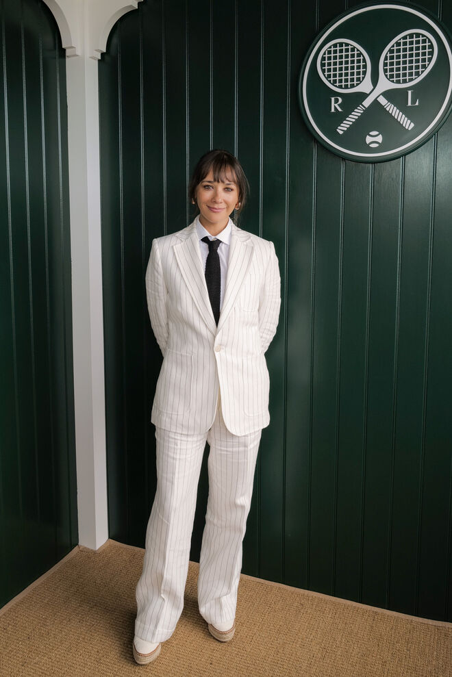 Rashida Jones em Ralph Lauren