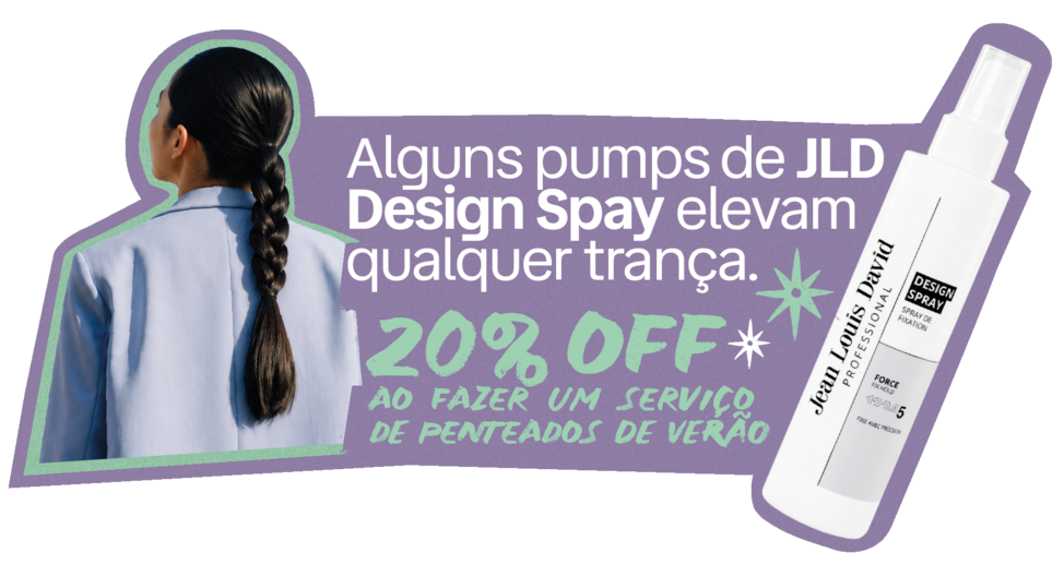 Penteado de verão com inspiração Jean Louis David