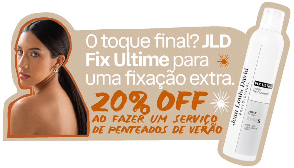 Penteado de verão com inspiração Jean Louis David